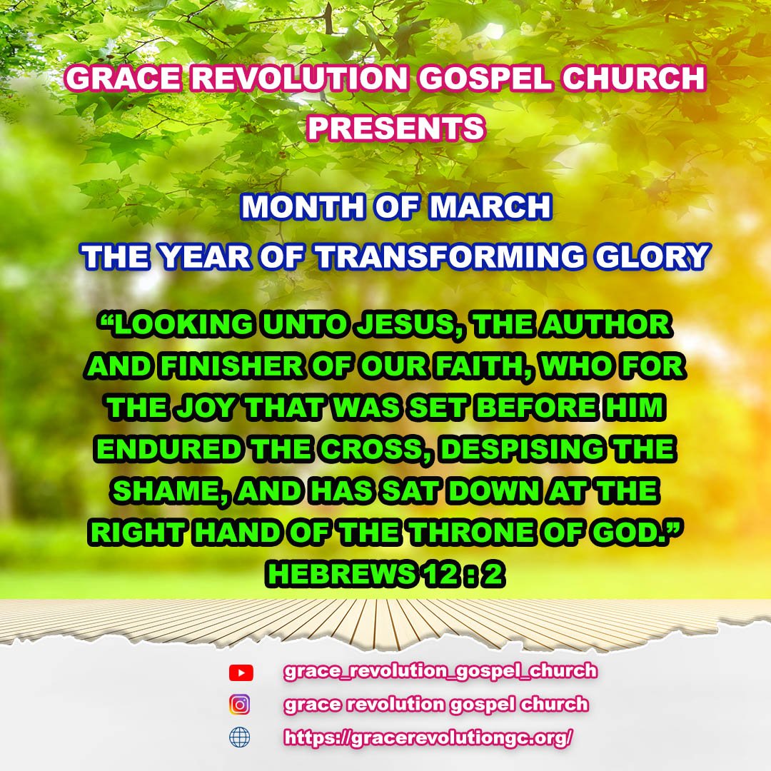 Blessings of the Month March 2023 Grace Revolution Gospel Church